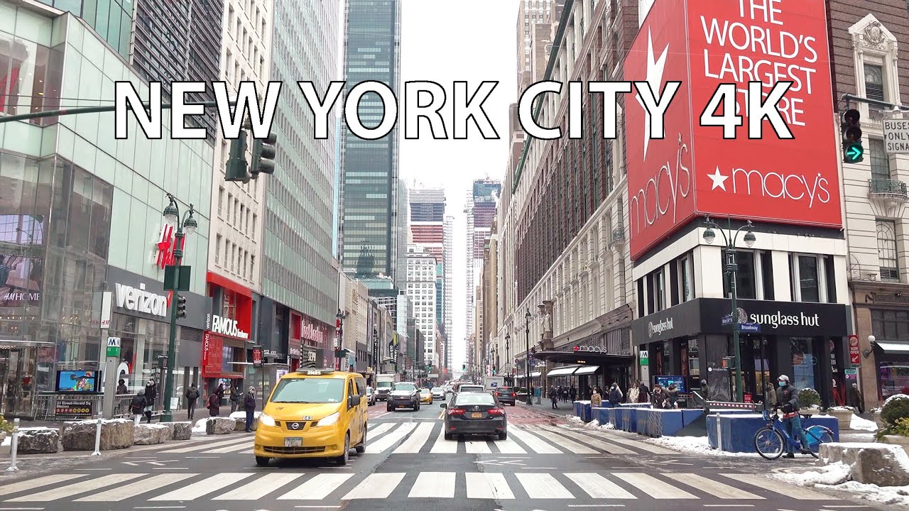 New York City 4K - Midtown Manhattan Drive - YouTube