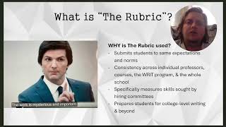 The WRIT Rubric Part I: Content and Organization