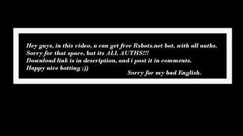 Rsbots.net cracked auths. 10.03.10 [with hp updates] Works!!!