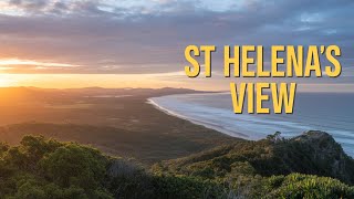Peaceful Byron Bay Sunset | Hidden Gem at St Helena Lookout | Cinematic Drone