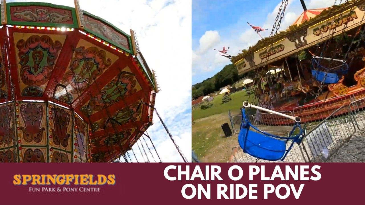 Springfield Rides Chair O Planes On Ride POV: Spinning Fun at Springfields Fun Park! 🎡 ...