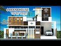 40'-0"x50'-0" 3D House Design With Layout Plan  | 40x50 Home Plan | Gopal Architecture