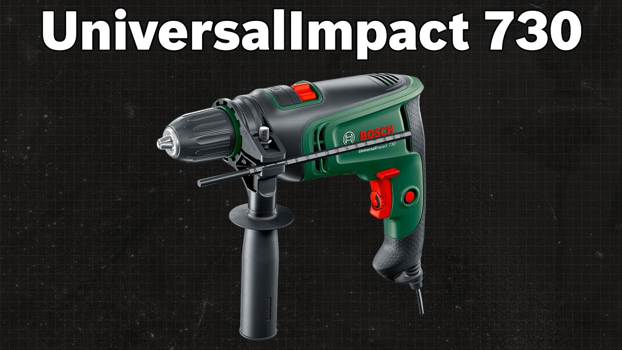 Bosch Home and Garden elektrische klopboormachine UniversalImpact 730 (precies boren in metselwerk, hout en staal; motor van 730 watt; in opbergkoffer Bosch Home and Garden elektrische klopboormachine UniversalImpact 730 (precies boren in metselwerk, hout en staal; motor van 730 watt; in opbergkoffer