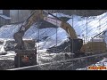 4k cat 352 excavator loading bell b30e dumper