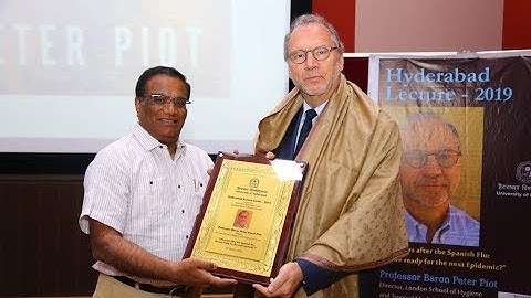 Baron Peter Piot - 100 Years after the Spanish Flu: Are we ready for the Next Epidemic?