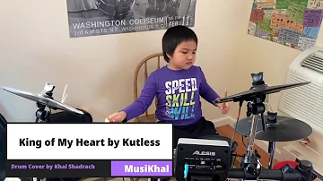 King of My Heart (Kutless) Drum Cover by Kid Drummer Khal Shadrach