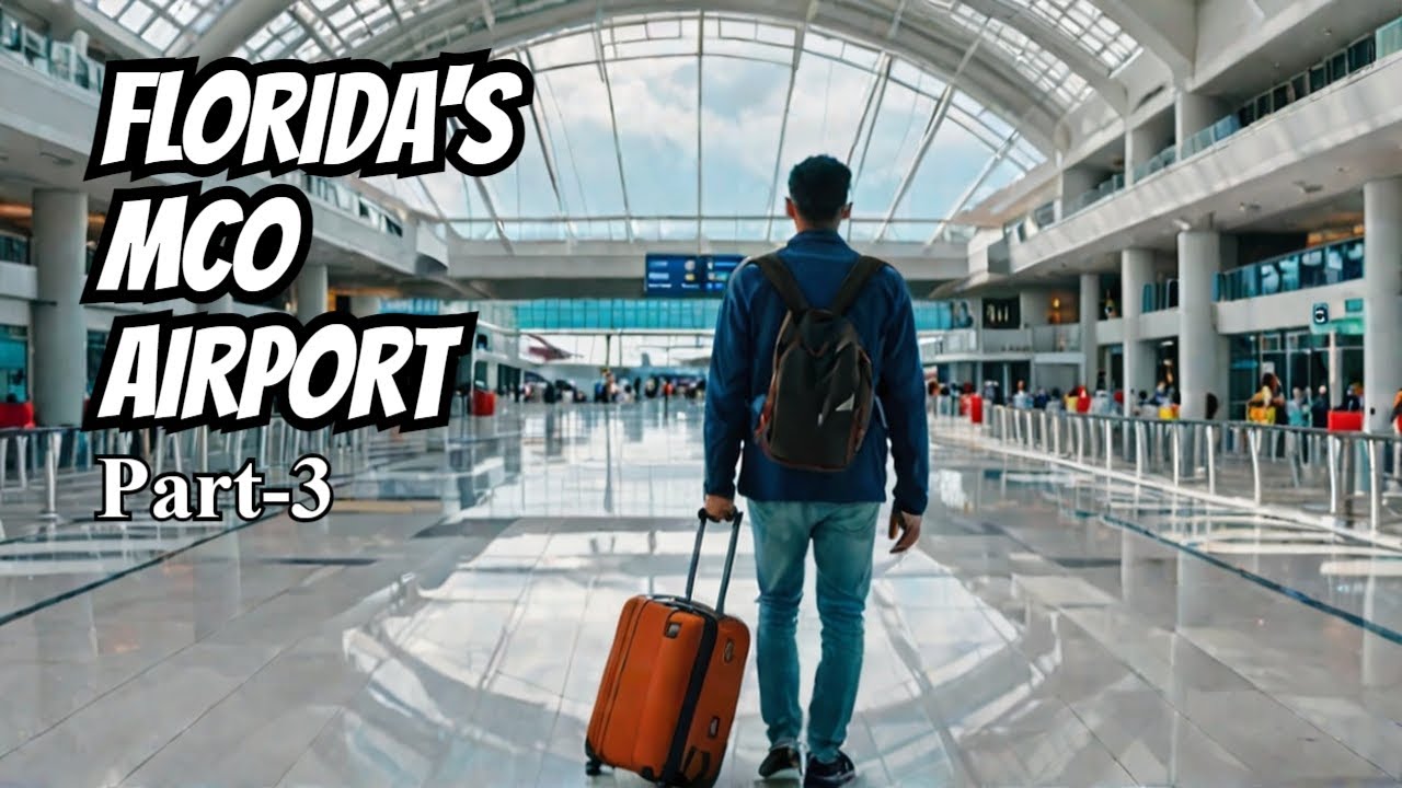 Florida 4K | Orlando International Airport | 4k Walking Tour | MCO