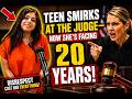 Teen Smirks at Judge… Seconds Later She Faces 20 YEARS!
