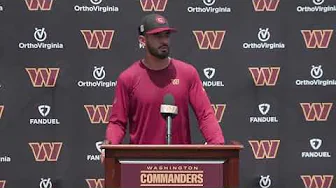 QB Marcus Mariota Speaks to the Media After Today's OTA | Washington Commanders thumbnail