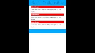 Collapsible jQuery