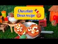 Mini chocolate dosa recipe lMini cooking Dairy milk chocolate recipe l Dosa recipe