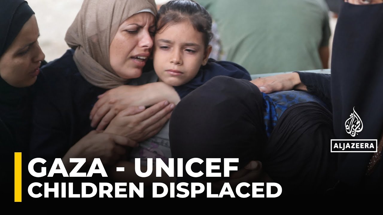 نصف الفلسطينيين الذين يواجهون النزوح في مدينة غزة هم من الأطفال: اليونيسف