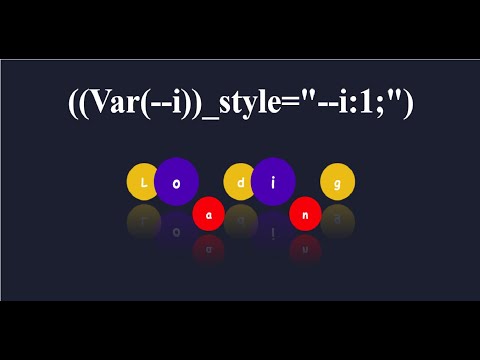 var(--i) style="--i:1;";style="--i:2;" loading design CSS Change Variable With JavaScript telusko