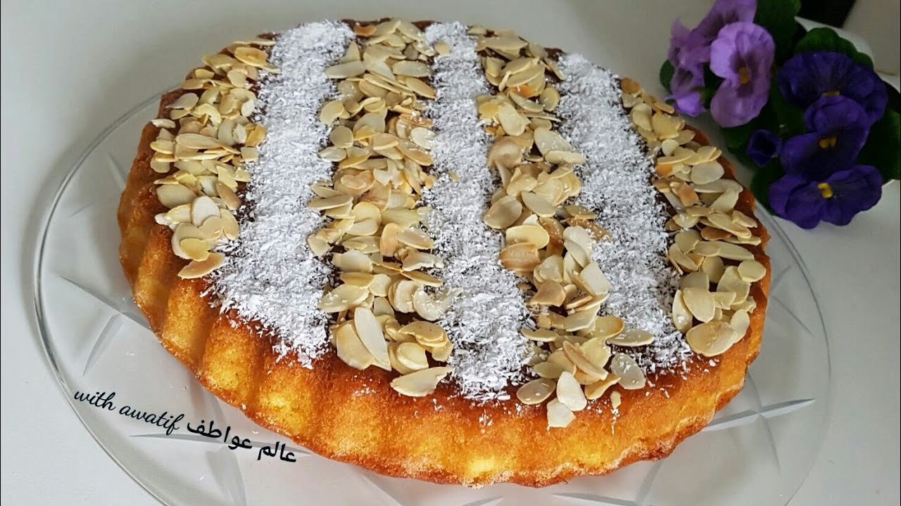 ب بيضة واحدة  وجدي بسبوسة خطيرة هشيشة المذاق روعة بطعم البرتقال