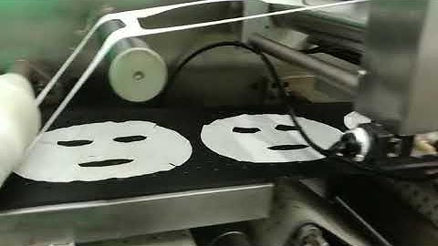 full automatic beauty face mask making machine in Germany customer