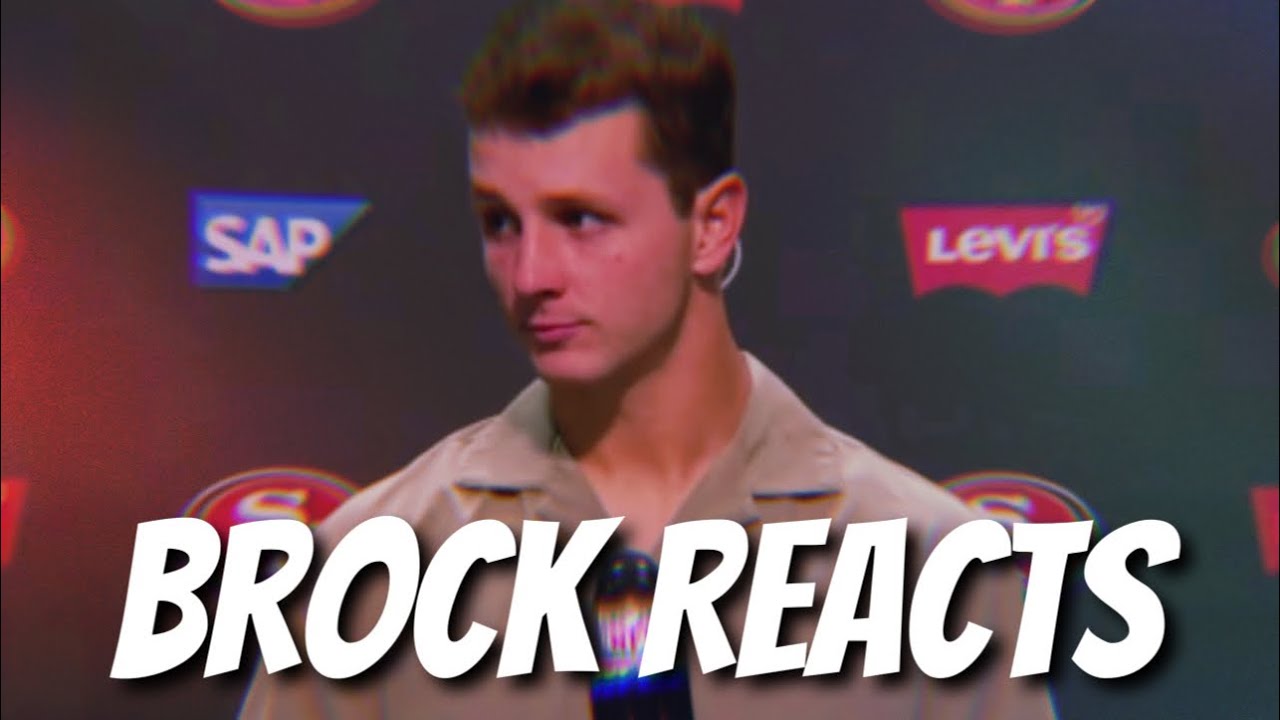 49ers Brock Purdy reacts to 3 touchdown Performance - YouTube