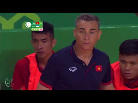 Vietnam vs Uzbekistan|First half| Futsal|Quaterfinal|5th Asian Indoor And Martial Art Game 2017.
