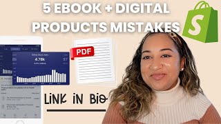 Details 5 BIG MISTAKES YOU'RE MAKING WITH YOUR EBOOK + DIGITAL PRODUCTS Update