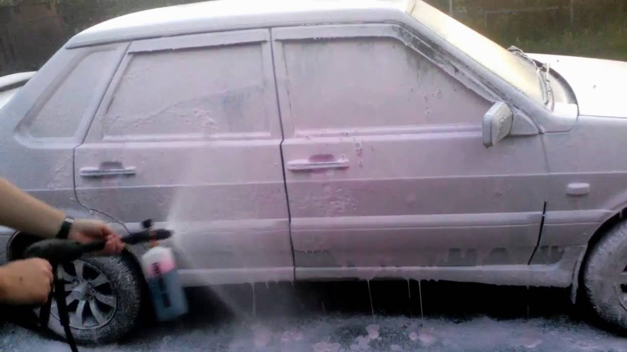 Пеногенератор для мойки высокого давления HUTER M 165 PW - YouTube