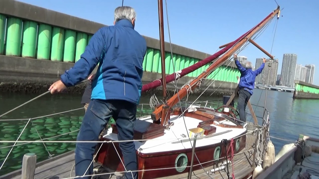 スカイオリオン(木造ヨット)　佐野造船からYBMへの航海