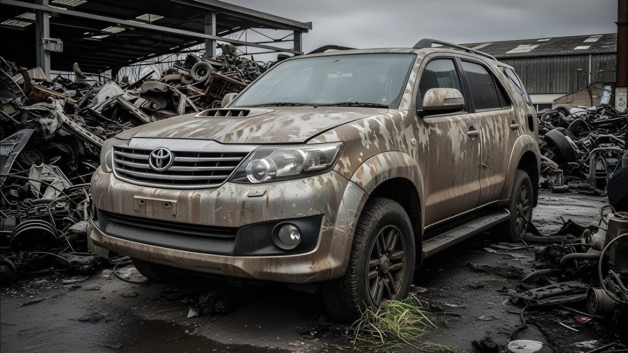 ASMR Car Restoration 2015 Silver Toyota Fortuner TRD Sportivo | Part 1: Teardown & Early Restoration