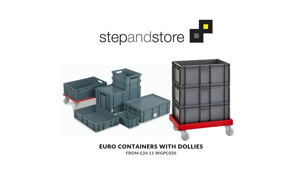 EURO STACKING CONTAINERS BY STEP AND STORE