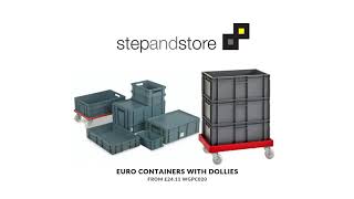 EURO STACKING CONTAINERS BY STEP AND STORE