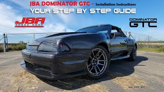 JBA DOMINATOR GTC Wide Body Kit Installation Video