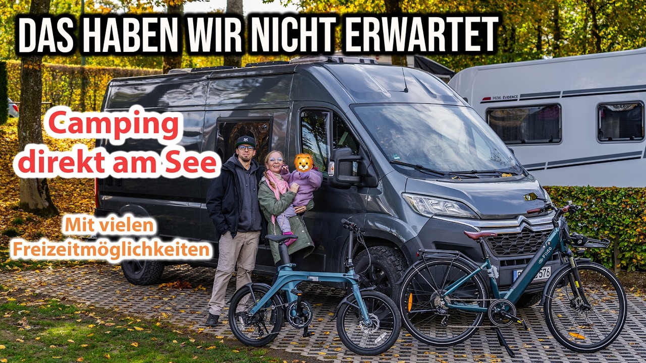 Traumhafter Campingplatz am See in den belgischen Ardennen | Unterwegs mit dem Fiido C11 Pro E-Bike