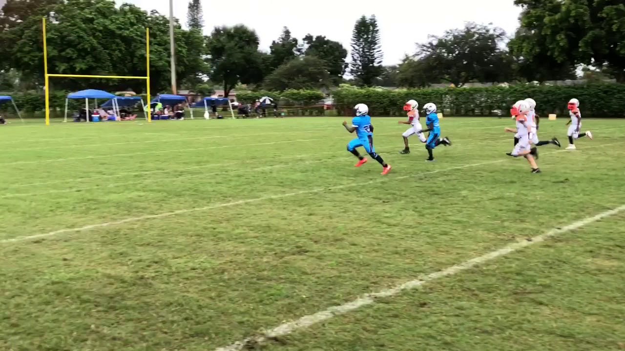 Youth football North Lauderdale Panthers 10u vs Homestead Predators