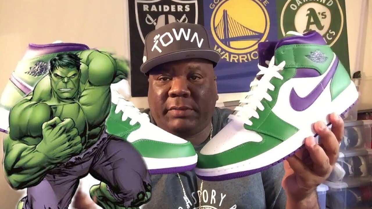 air jordan 1 incredible hulk
