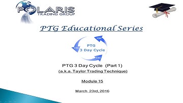 PTG University 3 Day Cycle Part 1