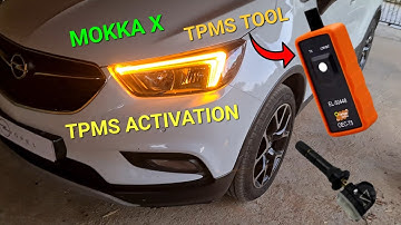 TPMS Reset Tyre Pressure Warning - New Tyre Pressure Sensors Activation | Opel/Vauxhall Mokka X