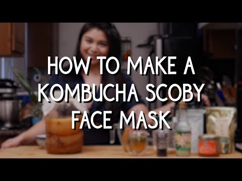 DIY Kombucha Beauty Products: SCOBY Face Mask