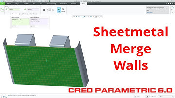 Creo Parametric 6.0 - Sheetmetal Merge Walls