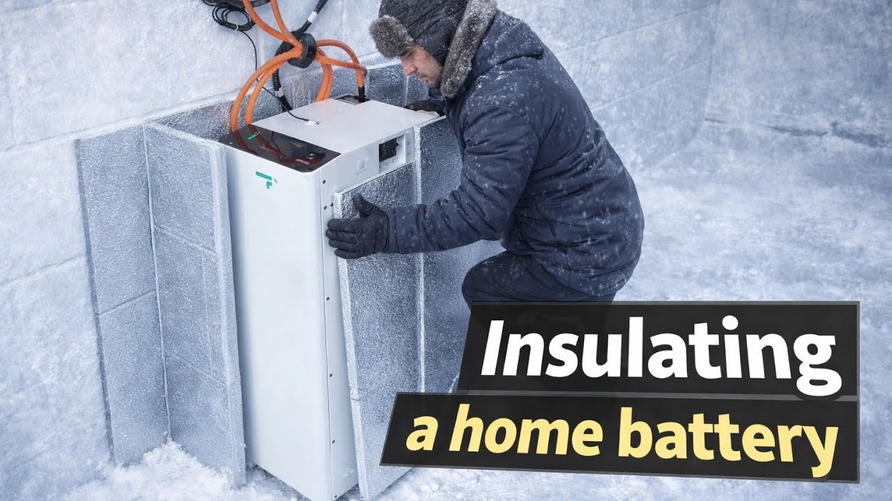 Insulating a Home Solar Battery 