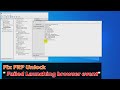 How to Fix FRP Unlock " Failed Launching browser event" Samsung FRP Tool V2