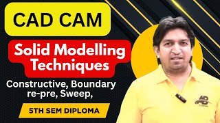 What is solid modelling in cad cam | solid modelling in cad | solid modelling in hindi