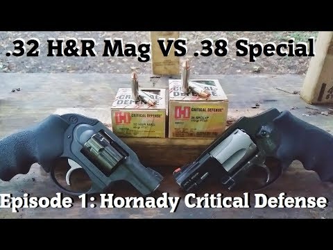32 H&R Mag VS .38 Special Episode 1: Hornady Critical Defense 