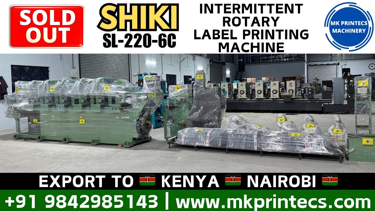 Shiki Label Machine SOLD OUT ! EXPORT TO NAIROBI π°πͺ KENYA | SHIKI SL220 LABEL PRINTING ...