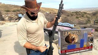 12 Gauge Rubber Slug For Bear Protection Test , Lightfield Wildlife Control Less Lethal