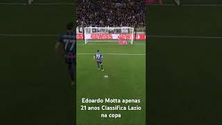 Edoardo Motta classifica a Lazio na copa da Itália !! #goleiro #lazio #italy #penalty #shorts