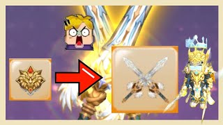 Ares shield to Valkyrie's divine dual blade.. how to get Valkyrie's sword for free 🤔 blockman go