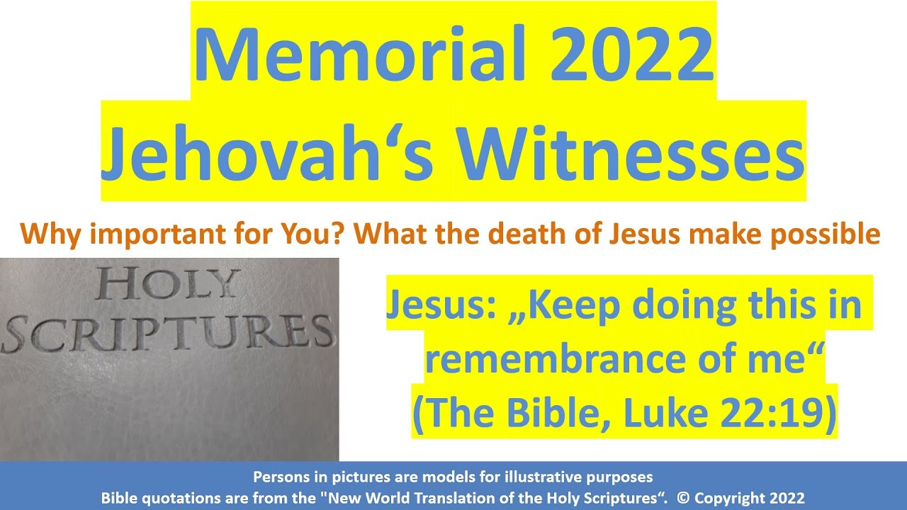 Memorial Day 2023 Jehovah Witness