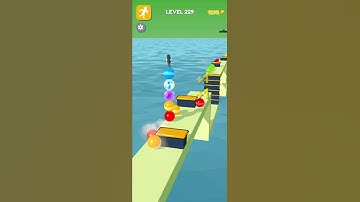 Stack Rider - All levels Gameplay Android,iOS (level 229) #shorts