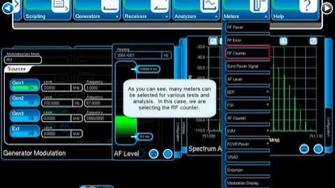 Aeroflex 7200 Basic Functions