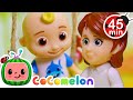 Toy jj plays on the swing  cocomelon toy play learning  nursery rhymes for babies