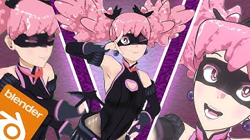 Creating a 3D Anime Avatar for VRChat with Blender (Pop-Step - MHA: Vigilantes) #vrchat #3dmodeling