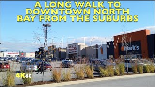 North Bay Strip Malls vs Downtown Walk  From A Busy Suburban Power Centre To An Empty Downtown Core