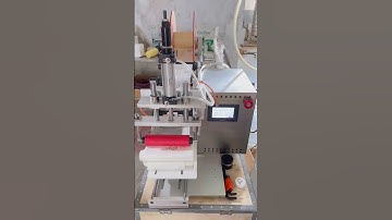 Semi auto Flat Oval Bottle Labeling Machine Label Sticker Bottle Labeller #labelingmachine